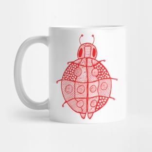 Red ladybird Mug